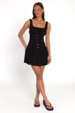 Miley Mini Dress - Black - Image 5