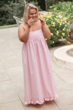 Miuccia Maxi Dress - Pink