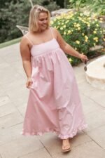 Miuccia Maxi Dress - Pink - Image 8