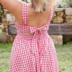 Naima Mini Dress - Red Gingham