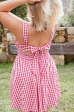 Naima Mini Dress - Red Gingham