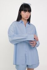 Edward Oversized Shirt (Striped) - Image 12