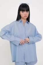 Edward Oversized Shirt (Striped) - Image 10