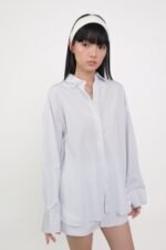 Edward Oversized Shirt (Striped) - Image 5