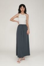 Fiore Satin Maxi Skirt - Image 20