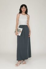 Fiore Satin Maxi Skirt - Image 15
