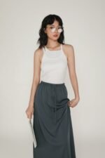 Fiore Satin Maxi Skirt - Image 17