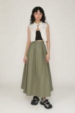 Giada Pleated Maxi Skirt - Image 7