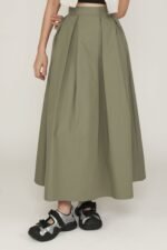 Giada Pleated Maxi Skirt - Image 9
