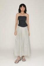 Giada Pleated Maxi Skirt - Image 3