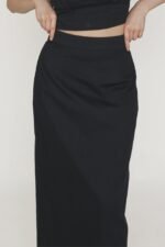 Gilda Linen Midi Skirt - Image 11