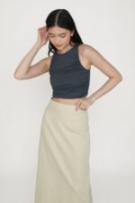 Gilda Linen Midi Skirt - Image 19