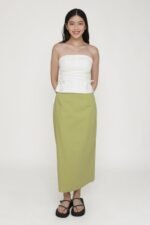 Gilda Linen Midi Skirt - Image 27