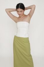 Gilda Linen Midi Skirt - Image 26