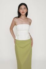 Gilda Linen Midi Skirt - Image 23