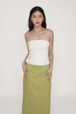 Gilda Linen Midi Skirt - Image 24