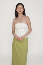 Gilda Linen Midi Skirt - Image 25