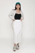 Gilda Linen Midi Skirt - Image 6