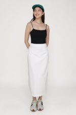 Gilda Linen Midi Skirt - Image 3