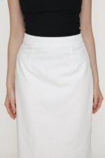 Gilda Linen Midi Skirt - Image 4