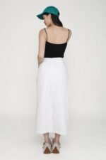 Gilda Linen Midi Skirt - Image 7