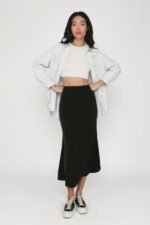 Gloria Fishtail Midi Skirt - Image 2