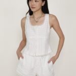 Harleigh Embossed Lace Shorts