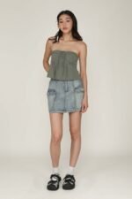 Hendrix Cargo Denim Skirt - Image 6