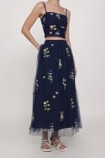 Isadora Embroidery Mesh Maxi Skirt - Image 24