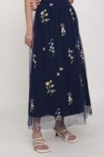 Isadora Embroidery Mesh Maxi Skirt - Image 25