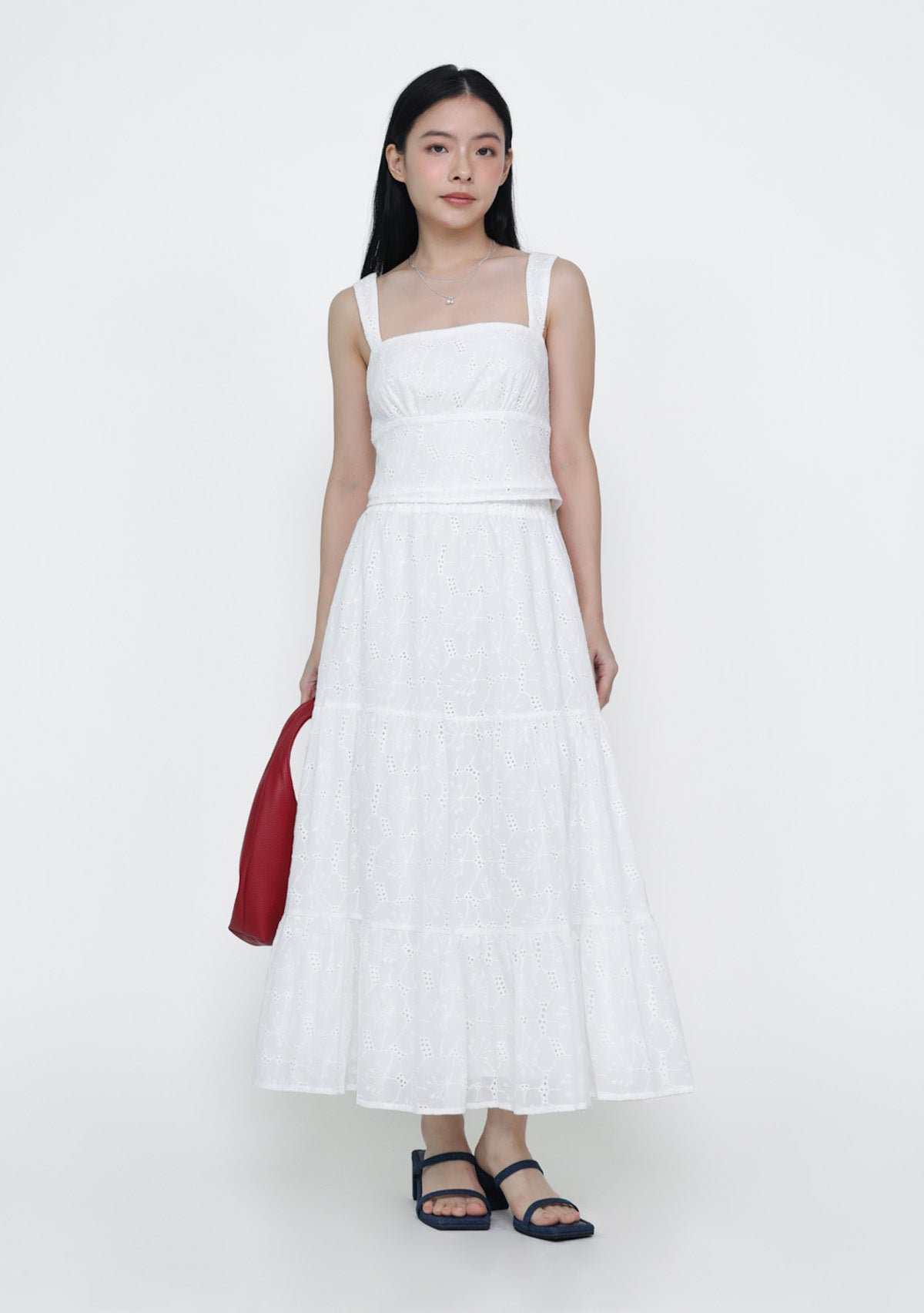 jardin-_color_white-eyelet-tiered-skirt-image-1-TTR_469aee07-42ce-4d7e-8f8a-44c6e5957cdb Petite Jardin Tiered Skirt (Eyelet) - Image 1