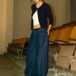 Brandon Topstitch Barrel Denim Jeans