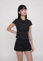 Jinny Eyelet Bubble Shorts - Image 2