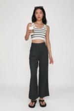 Kason Pleated Linen Pants - Image 13