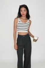 Kason Pleated Linen Pants - Image 9