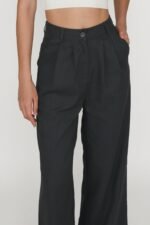 Kason Pleated Linen Pants - Image 11