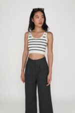 Kason Pleated Linen Pants - Image 10