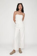 Kason Pleated Linen Pants - Image 2