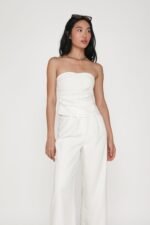 Kason Pleated Linen Pants - Image 5