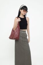 Keith Raw Hem Jersey Skirt - Image 2