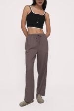 Regular Kierra Drawstring Linen Pants - Image 24