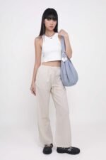 Regular Kierra Drawstring Linen Pants - Image 3