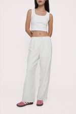 Regular Kierra Drawstring Linen Pants - Image 21
