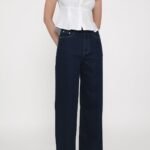 Petite Klaude Straight Leg Denim Jeans Version 2
