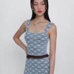 Heidi Lace Overlay Padded Top