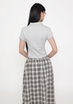 Liana Lace Trim Polo Tee - Image 15