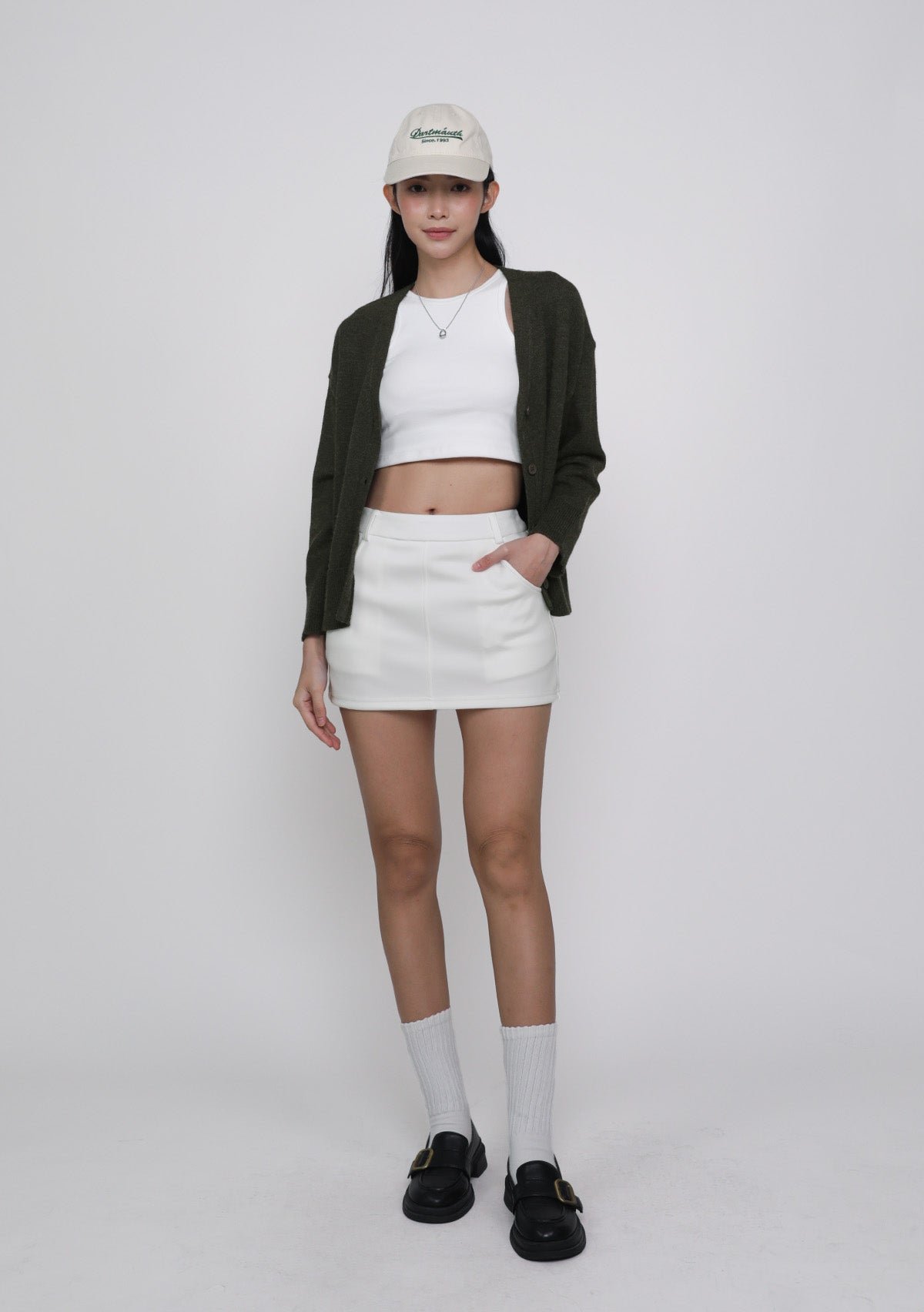 livia-_color_white-basic-skorts-image-1-TTR Livia Basic Skorts - Image 1