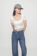 Regular Louise Frayed Hem Denim Jeans Version 1 - Image 5