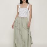 Luceia Ruffles Maxi Skirt