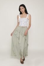 Luceia Ruffles Maxi Skirt - Image 2